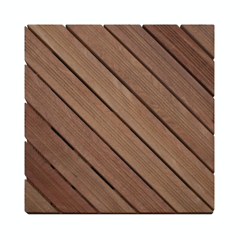 Cumaru Diagonalfliese, 50 x 50 cm