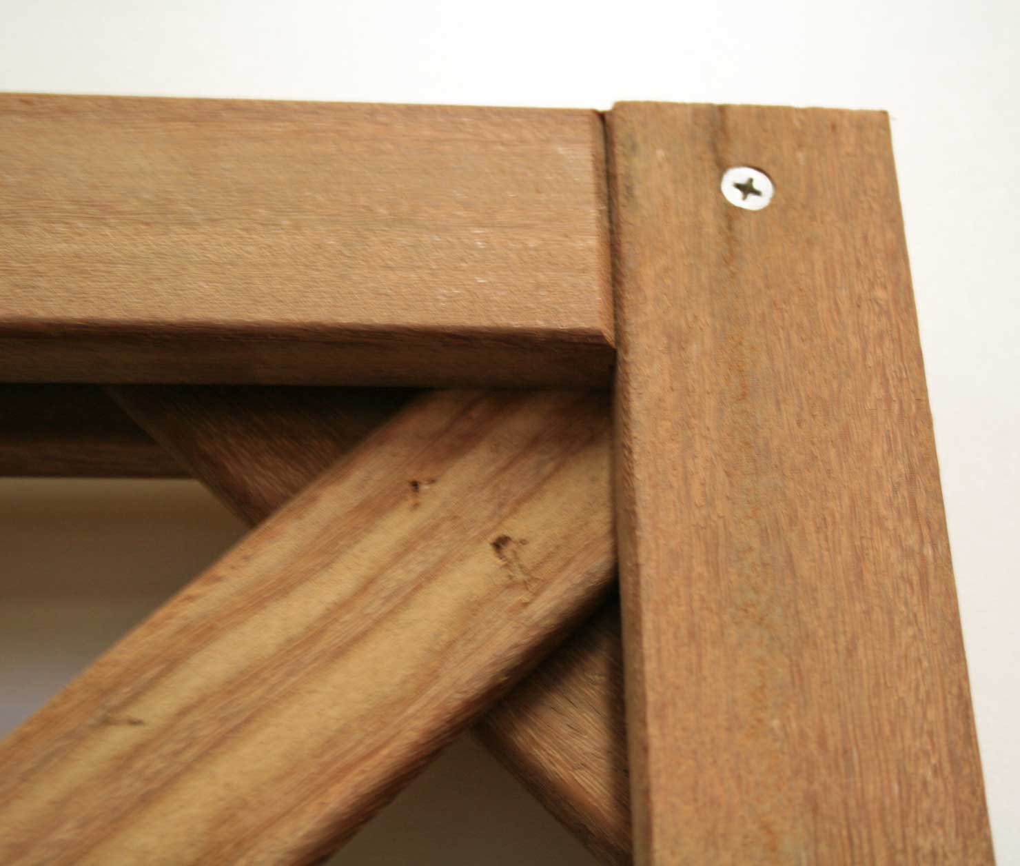 Cumaru Diagonal-Rankgitter Detail