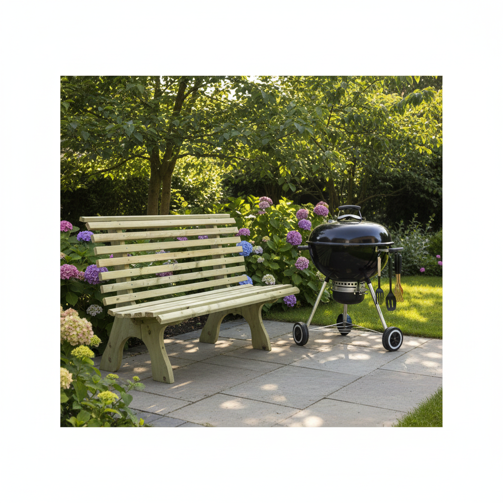 Gartenbank Sommertraum, 120 cm lang