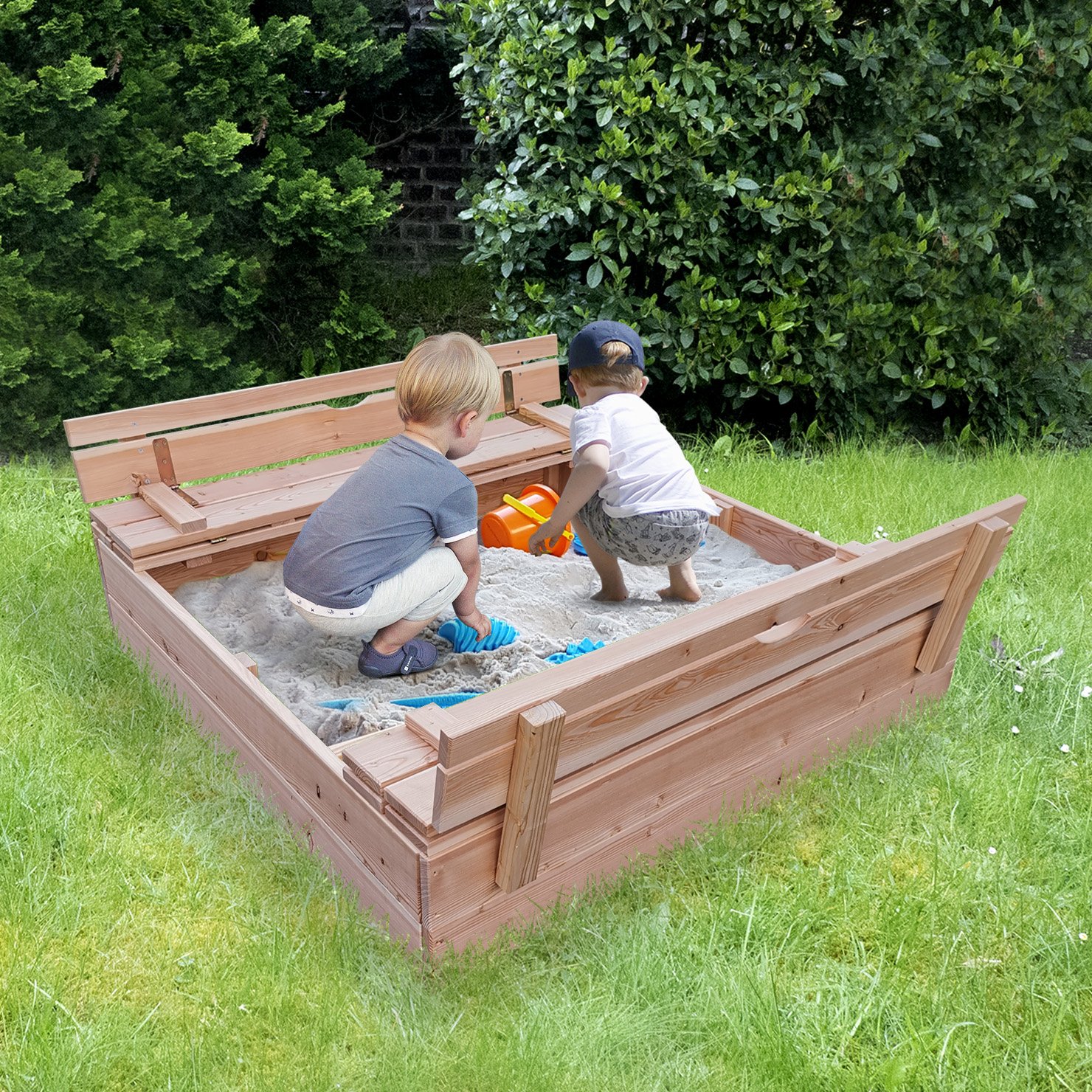 Sandkasten Emily aus Lärchenholz