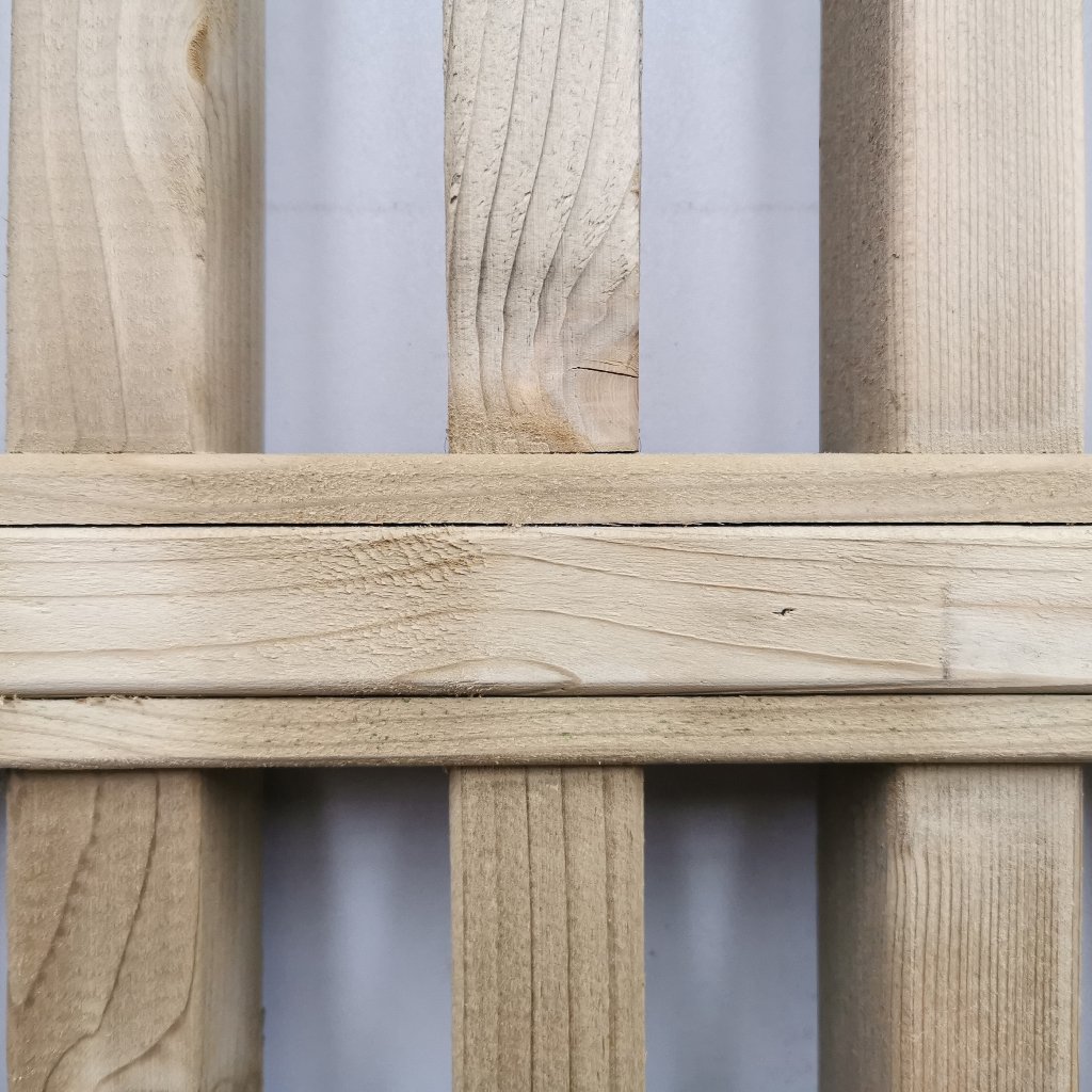 Senkrechtzaun Staccato Fichte Detail