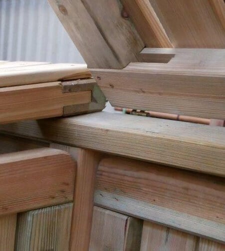 Baltrum - 2er Mülltonnenbox - Detail
