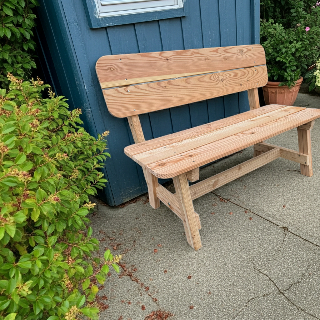 Gartenbank Paula, Lärche 120 cm
