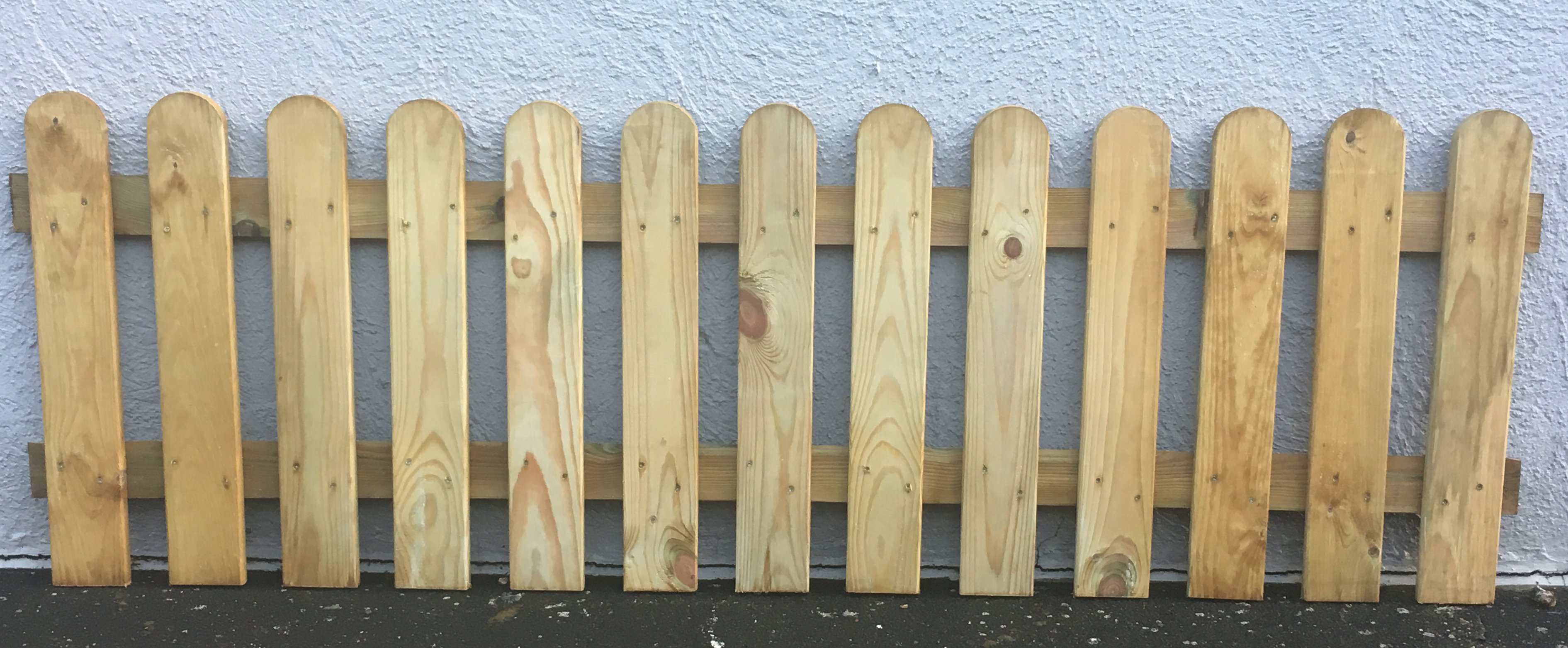 Abb. zeigt Vorgartenzaun 60 cm hoch