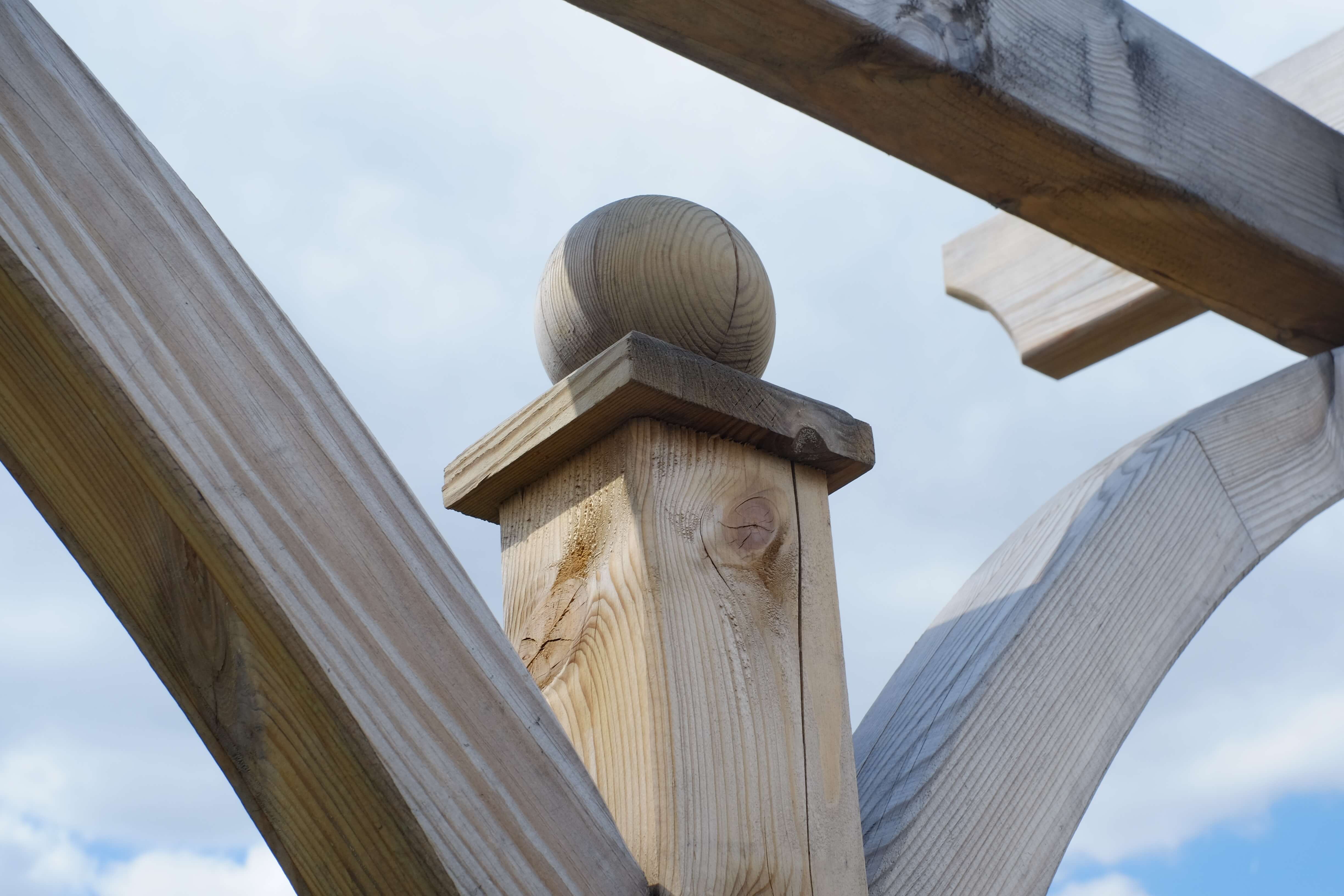 Pergola Montale - Detail Pfosten