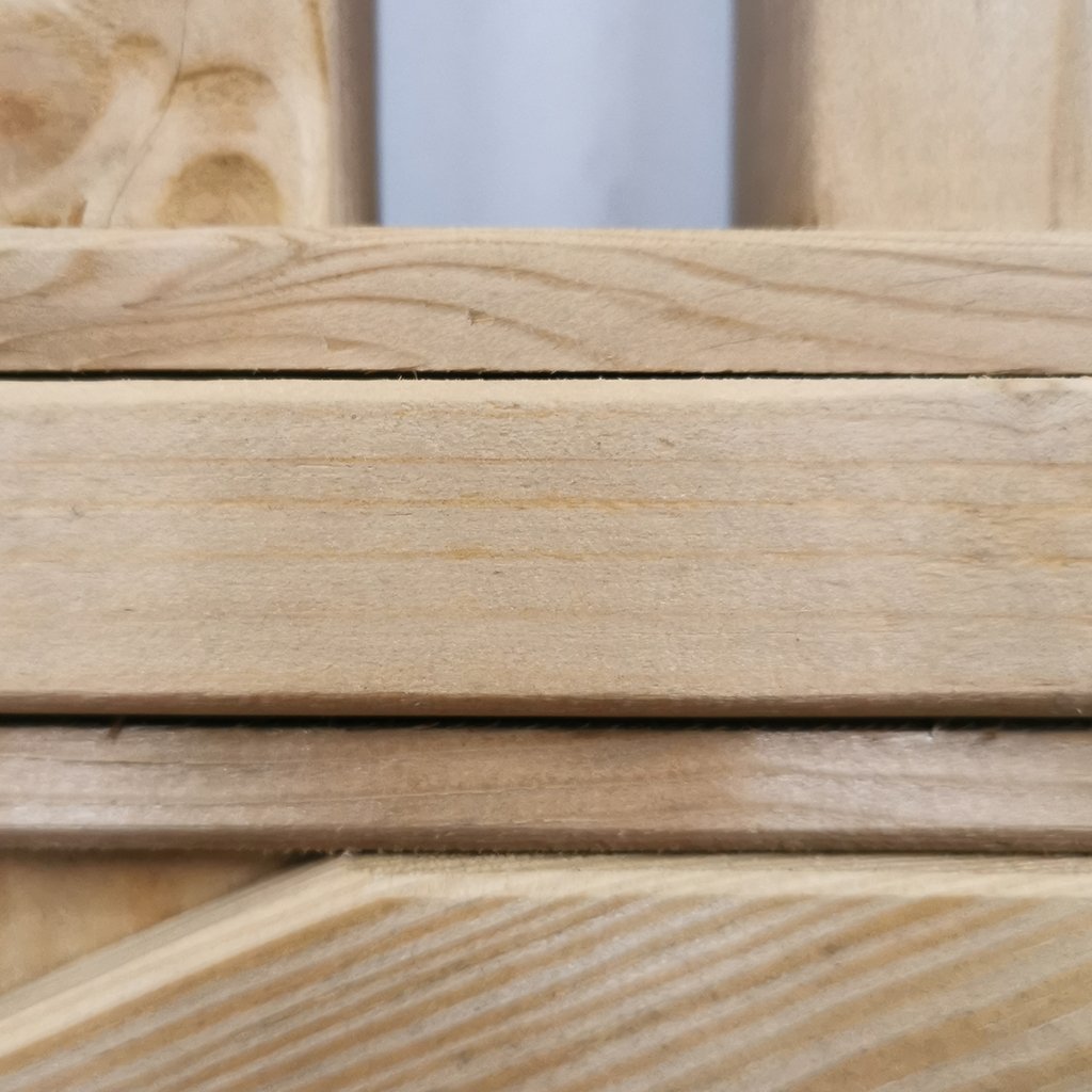 Senkrechtzaun Staccato Lärche Detail