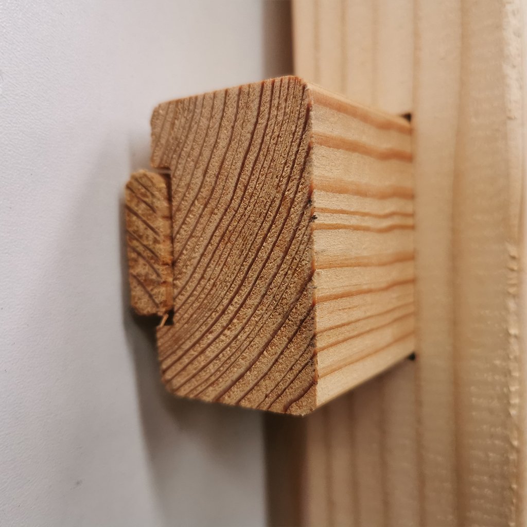 Senkrechtzaun Staccato Lärche Detail
