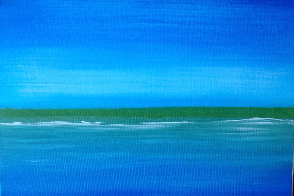 Acrylbild Frühling 10/18