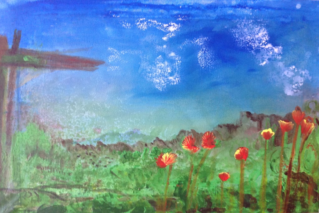 Acrylbild Frühling 15/18