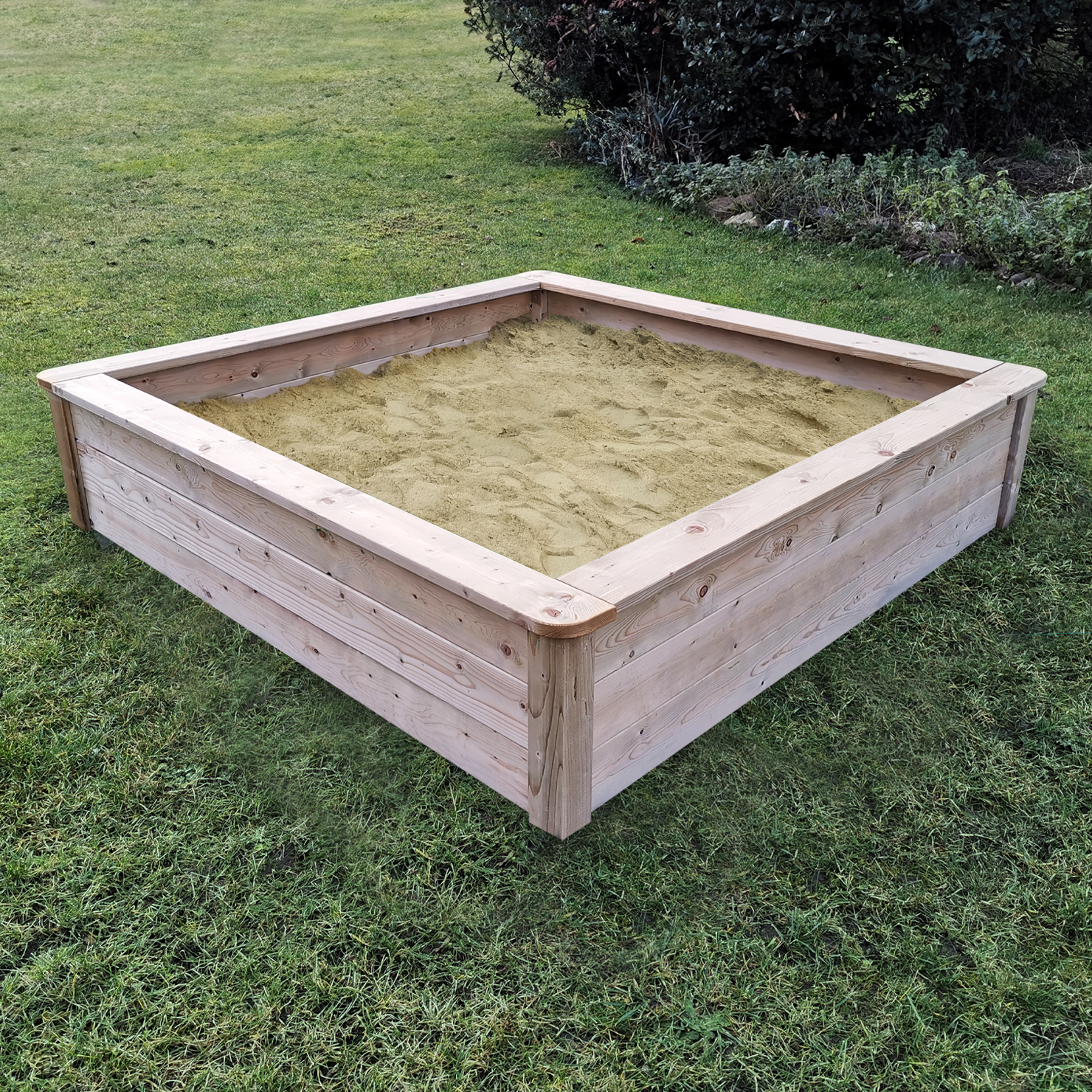 Sandkasten Paula aus Fichte – 46 cm hoch