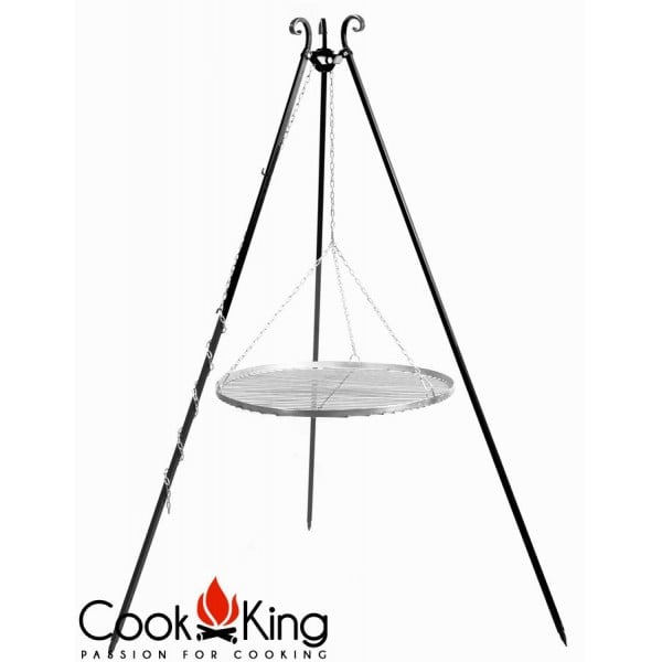 Cook King Schwenkgrill gerade mit Rost aus rostfreiem Edelstahl