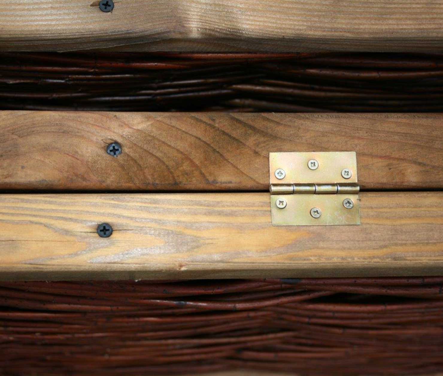 Weiden-Paravent, Detail