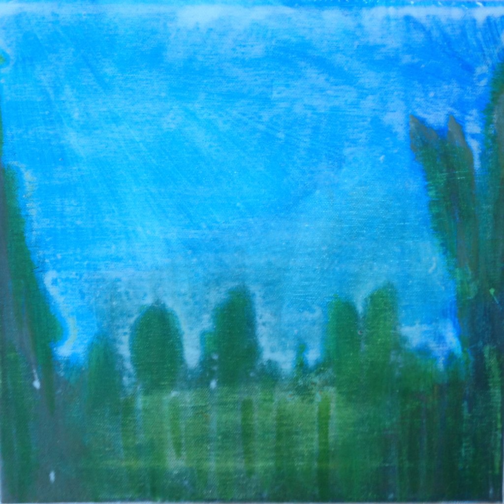 Acrylbild Frühling 6/18