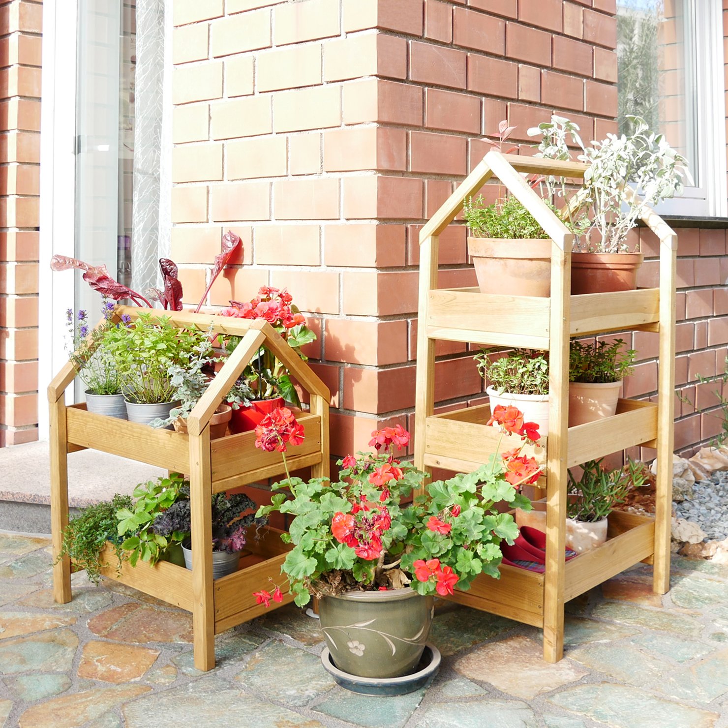 Gartenregal Ares  – verfügbar in zwei Größen