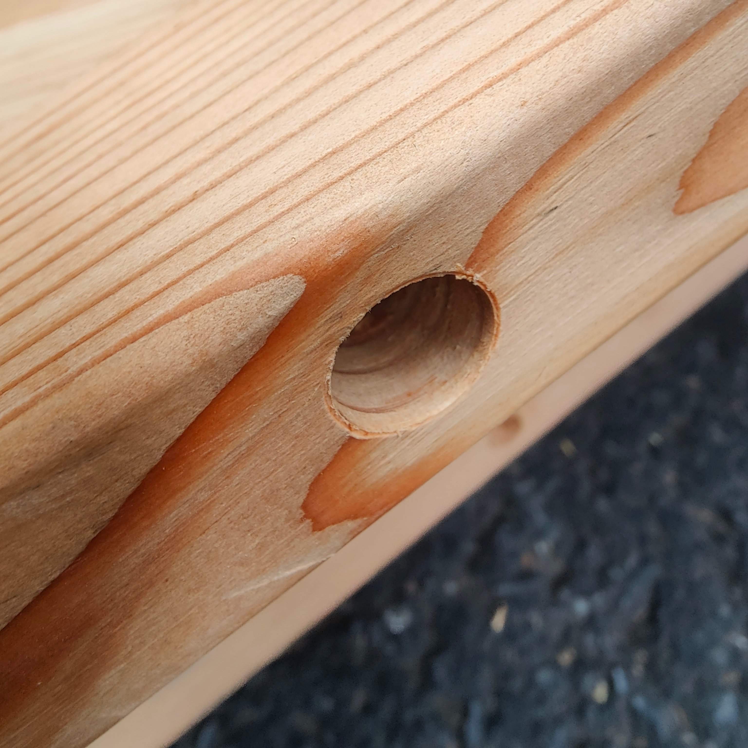 Detail zu Massivzaun Giardino in Lärche mit Rankgitter