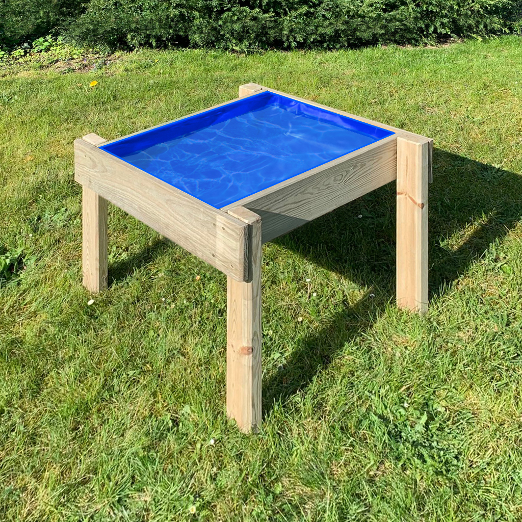 Abb. zeigt kleinen Tisch gefüllt mit Wasser