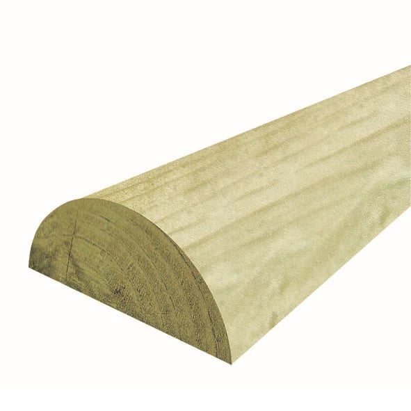 Zaunriegel / Halbholz – 8 x 250 cm