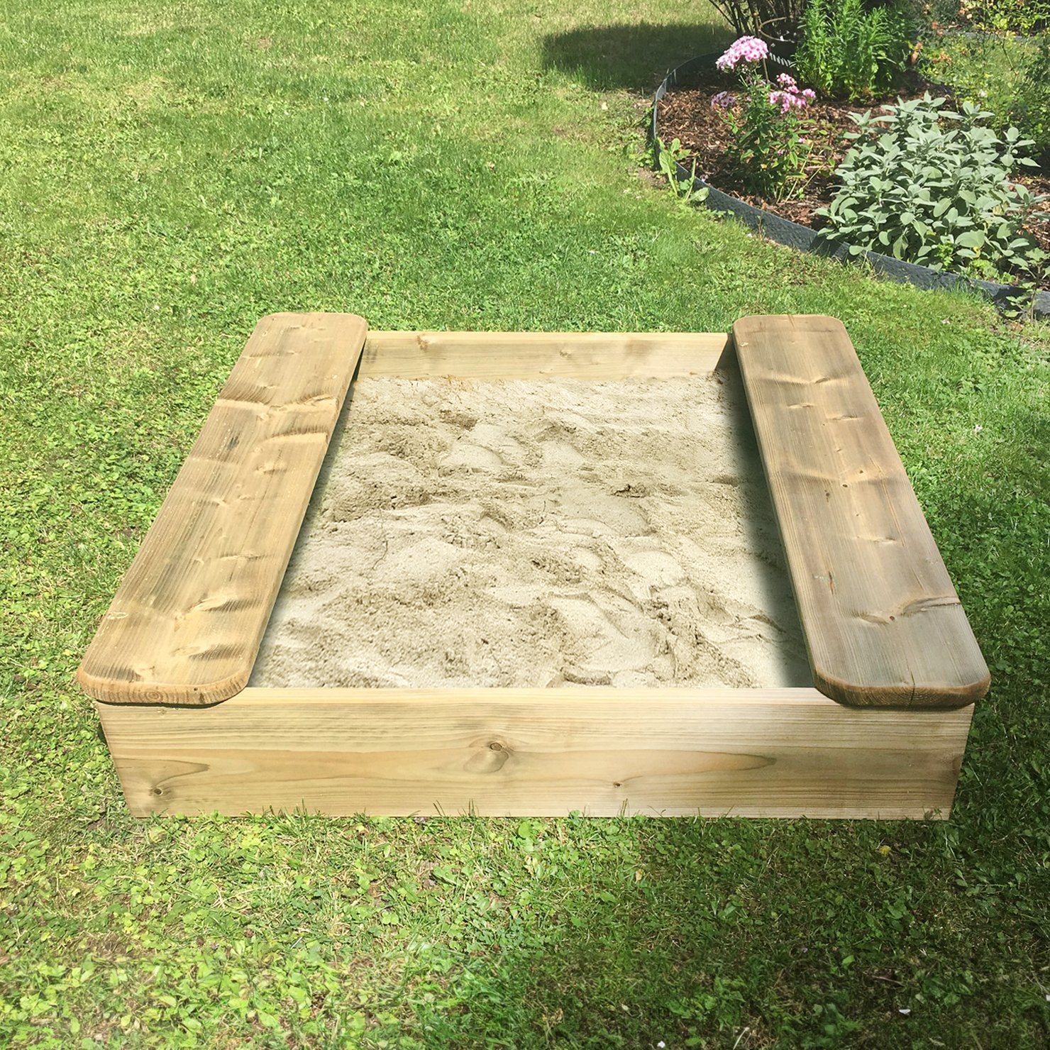Sandkasten Olli – aus besonders stabilem Fichtenholz