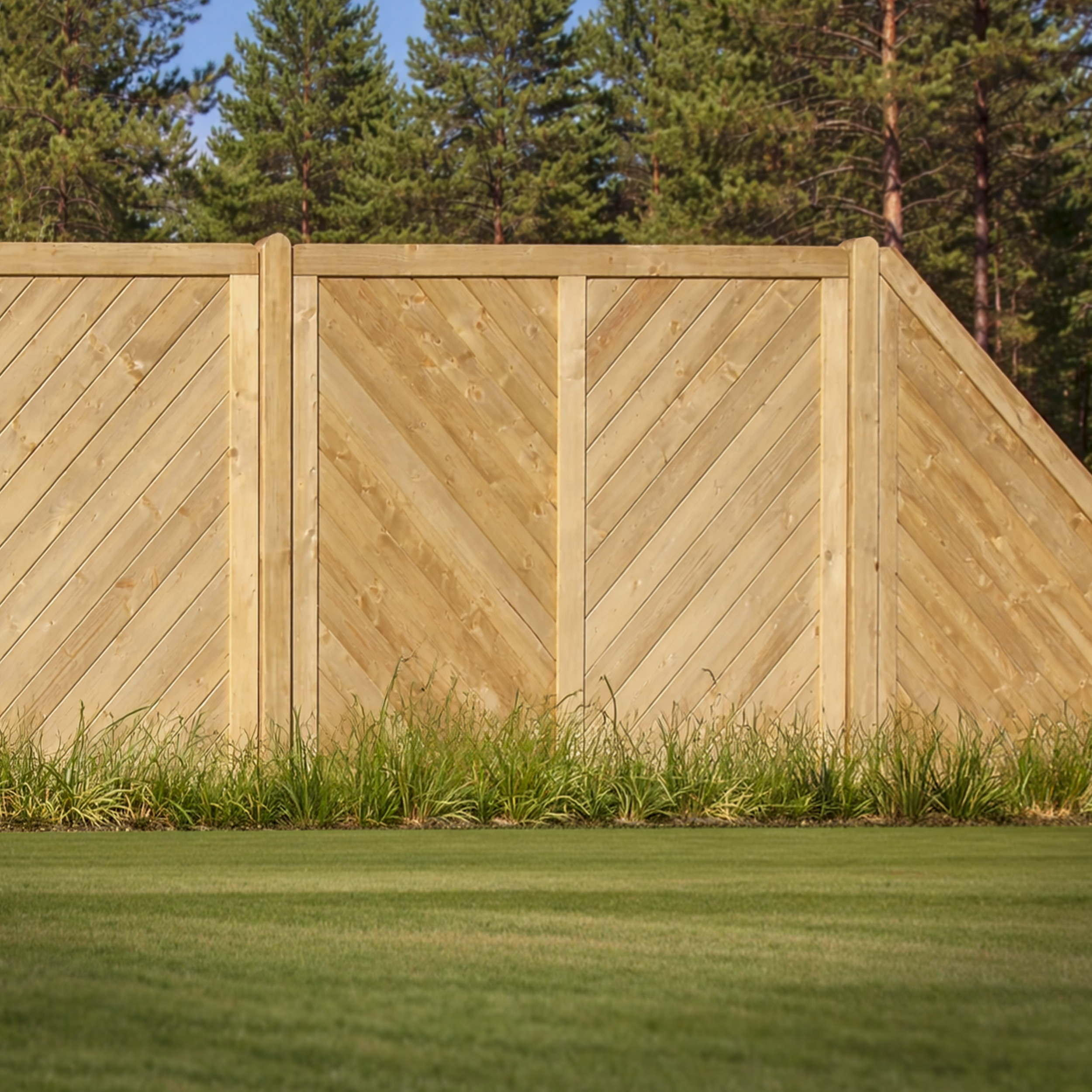 Stabil-Massiv Giardino gerade, R. 45 x 90 mm, L. 18 x 120 mm, Fichte, kd imprägniert