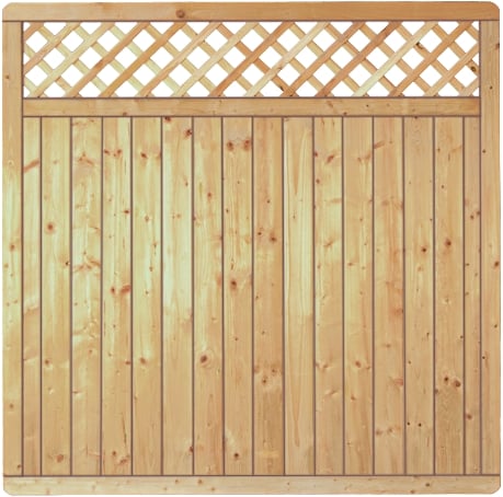 Massivzaun-Classic 180 x 180 cm