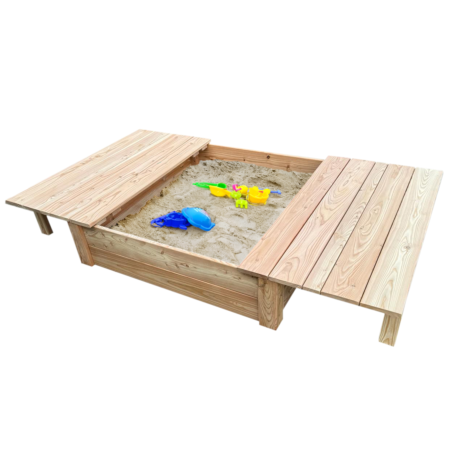 Sandkasten Oskar – 125 x 125 x 31 cm